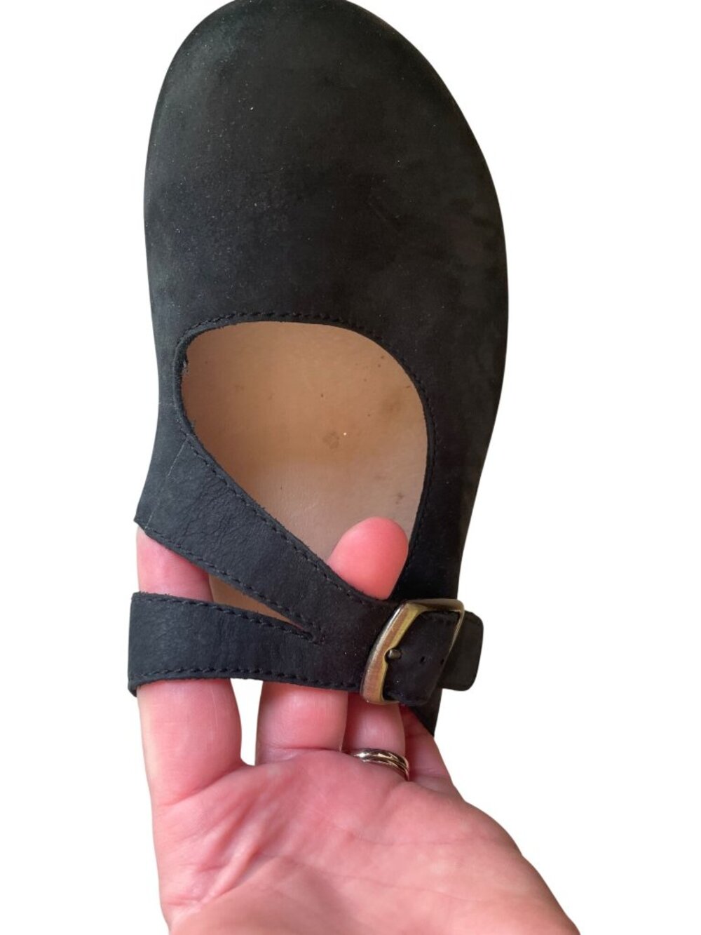 Dansko Britney Mary Jane Style Black Nubuck Leather Clogs Size EU 39 8.5 - Picture 10 of 11